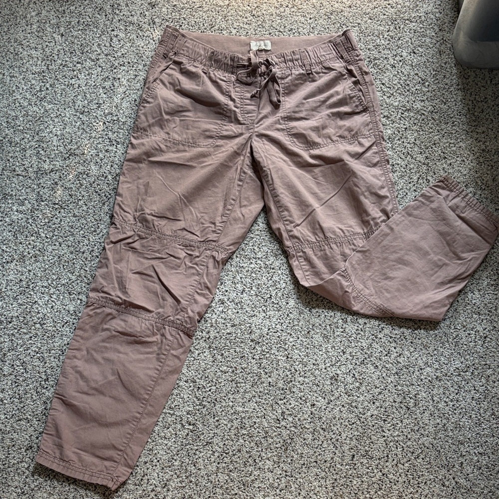 Lou & Grey Women's Cotton Pants in Pink-ish Taupe